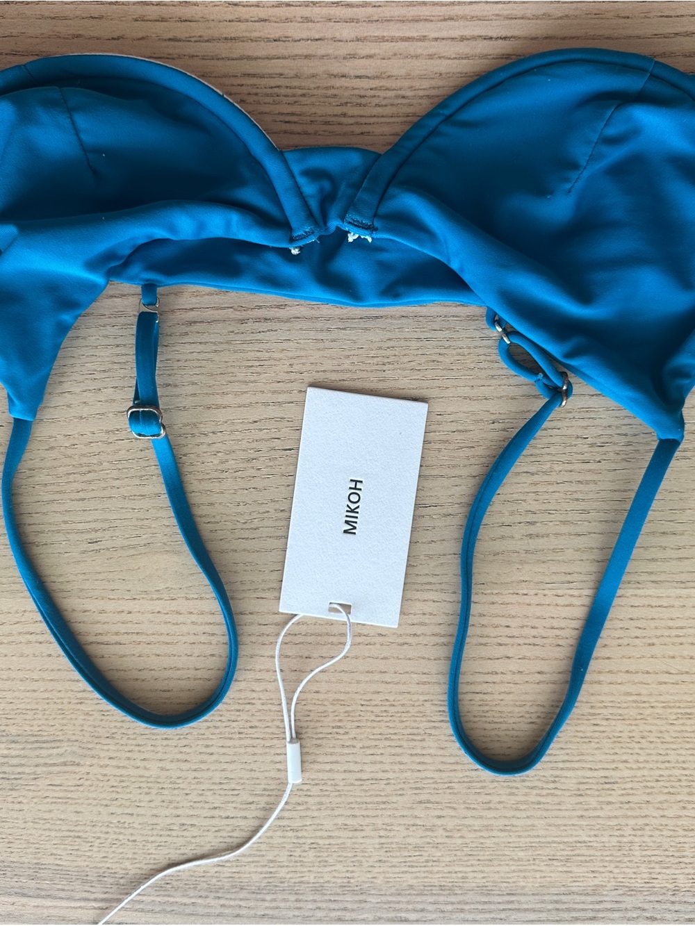 Mikoh Teal Bikini Top